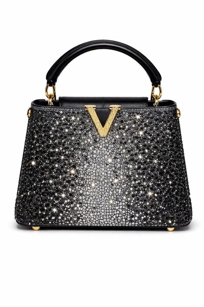 mothers dream Luxury Crystal V Top Handle Bag Collection