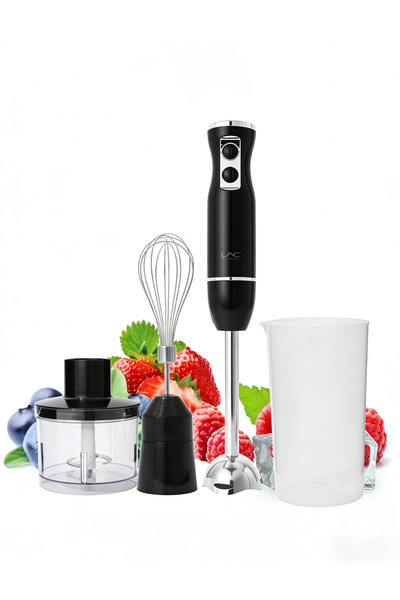 LAC 370W Hand Blender with One-Hand Speed Control & Splash Protection,2 Speed