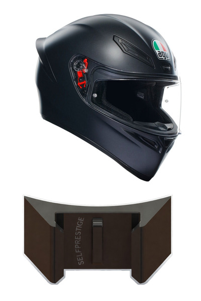 KRM AGV K1-S Motosiklet Kask Çene Aksiyon Kamera Tutucu(TUTUCU GÖRSELİ TEMSİL...