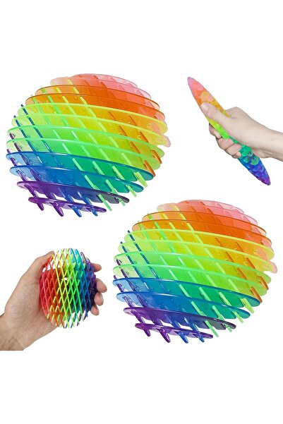 Yelajoy 2-Pack Fidget Worm Toys, Anti-Stress Shape-Changing Sensory Relief To...