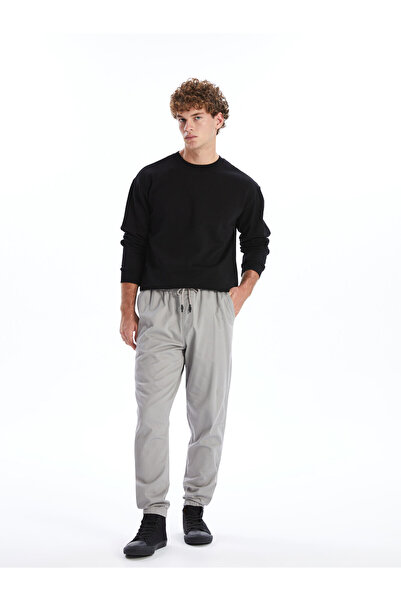 LC Waikiki Pantaloni jogger bărbătești din gabardină, croială standard