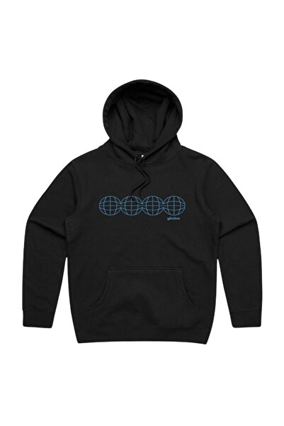 Globe ORIGIN Φούτερ με κουκούλα Μαύρο XS