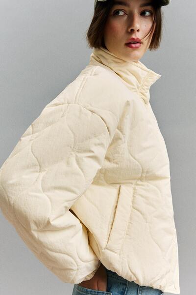 Bershka Kapitone ceket