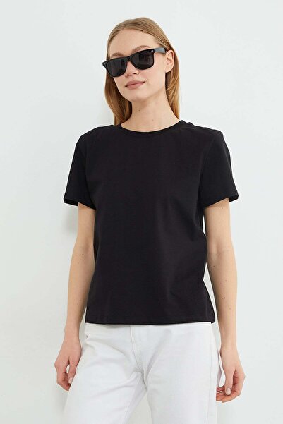 Fulla Moda Basic Crew Neck T-Shirt