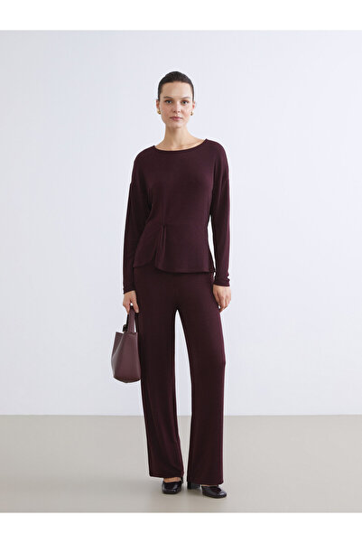 LC Waikiki Regular Fit Sequined Women's Trousers