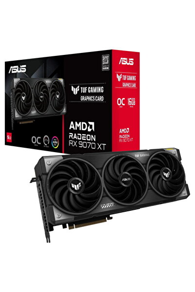 ASUS Placă video TUF Gaming AMD RADEON™ RX 9070 XT OC, 16GB GDDR6, 256-bit