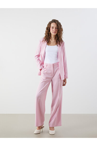 LC Waikiki Pantaloni de damă plisați din amestec modal