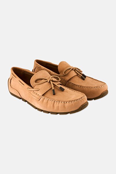 CLARKS Men Standard Oswick Step Slip On Casual Shoes, Light Tan