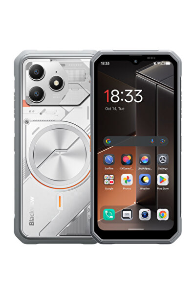 Blackview Telefon mobil FORT 100, Dual SIM, 6.56 inch, 128GB, 8GB RAM, 4G, Alb