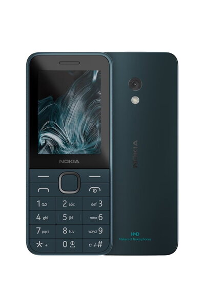 Nokia Telefon mobil 225 (2024), Dual SIM, 4G, 1450 mAh, USB Type-C, Albastru ...
