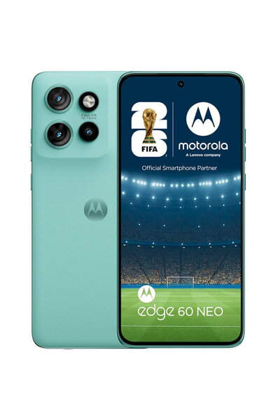 Motorola Edge 60 Neo Mobile Phone, 256GB, 12GB RAM, 5G, PANTONE, Vernil Blue