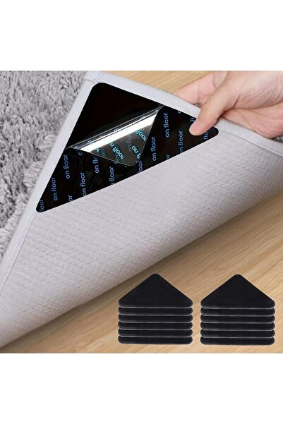 Yelajoy 12-Piece Rug Grippers, Damage-Free Carpet Tape for Hardwood Tile Lami...