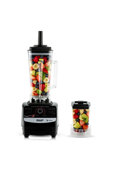 raf Heavy-Duty Blender Set 2400W | 2.5L Smoothie Maker with 6 Steel Blades – ...
