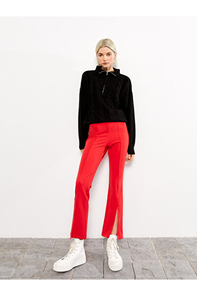 LC Waikiki Women's Slim Fit Plain Trousers