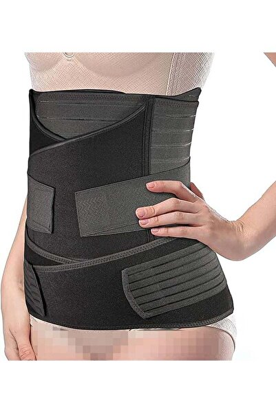 Yelajoy حزام البطن بعد الولادة 3 في 1، مشد لدعم الخصر، قابل للتنفس ومريح