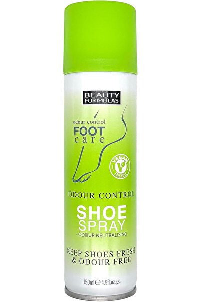 BEAUTY FORMULAS Odour Foot Care Shoe Spray 150ml