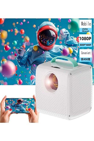 Yelajoy Mini Portable Book Projector for Kids, 1080P Support, USB/HDMI, 50 AN...