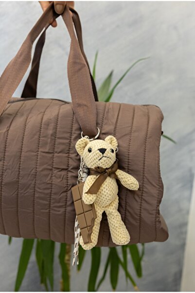 WITH-W Αξεσουάρ με αρκουδάκι, σοκολάτα και κορδόνι, διακοσμητικό, διακοσμητικ...