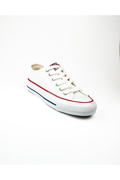 Look Life 1001 Λευκά Λινά Γυναικεία Παπούτσια Sneaker