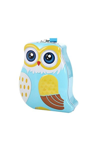 Livava حصالة نقود معدنية بتصميم بومة - صندوق توفير للأطفال مع قفل ومفتاح بالل...