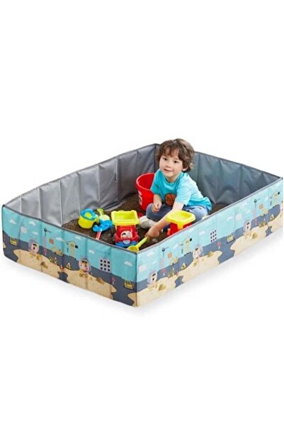 Yelajoy حوض كرات قابل للطي للأطفال الصغار، حوض رمل محمول لاستحمام الحيوانات ا...