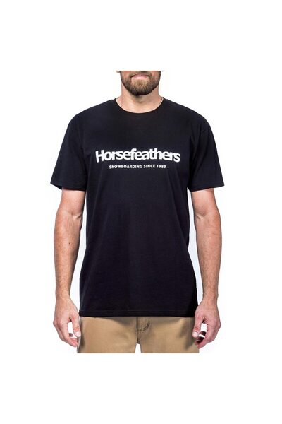 Horsefeathers Μπλουζάκι Κουάρτερ Μαύρο XXL