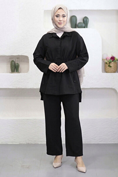 Suede Style 6307 - Set de damă elegant și confortabil, cu detaliu elastic în ...