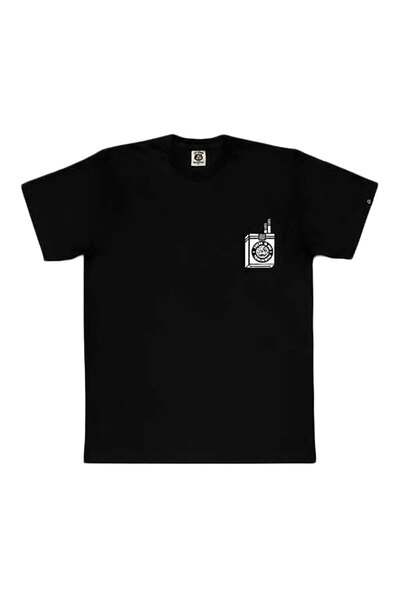 The Dudes TOO SHORT SMOKES Μπλουζάκι Μαύρο XS