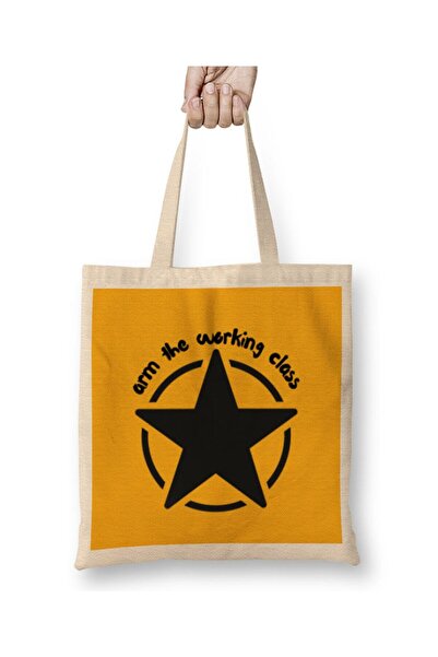 Generic Brand Arm The Working Class-Arm Gift Cloth Bag Long Handle