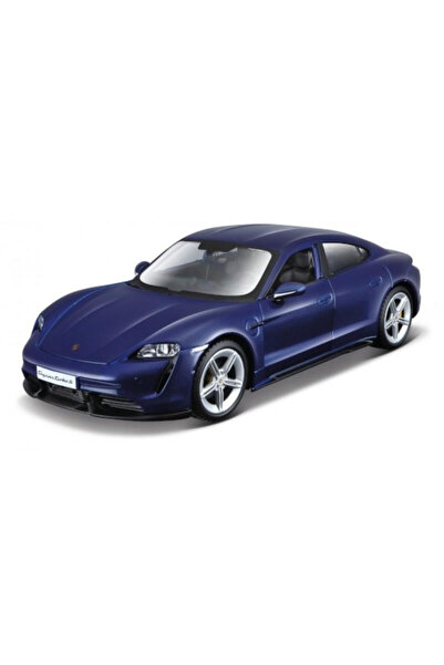 BBURAGO Porsche Taycan Turbo S Blue 1:24