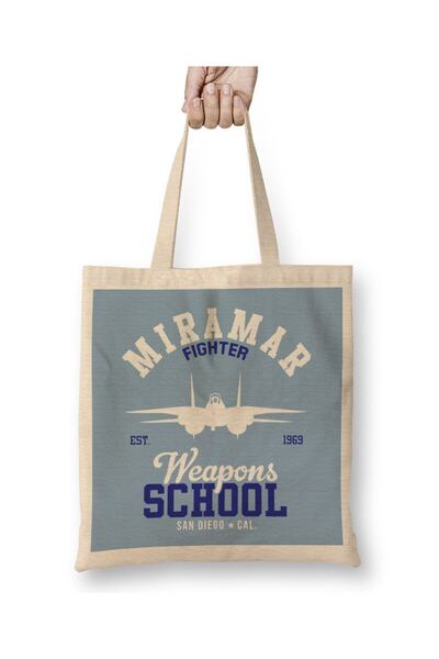 Generic Brand Top Gun Miramar Weapons School Tote Bag Long Handle