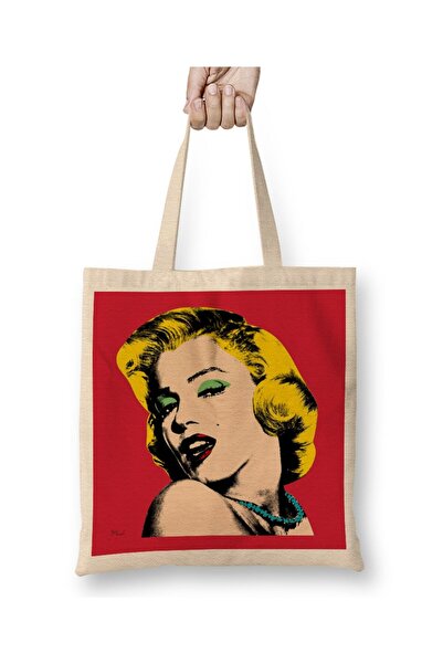 dekado Marilyn Monroe 01 Cloth Bag Long Handle