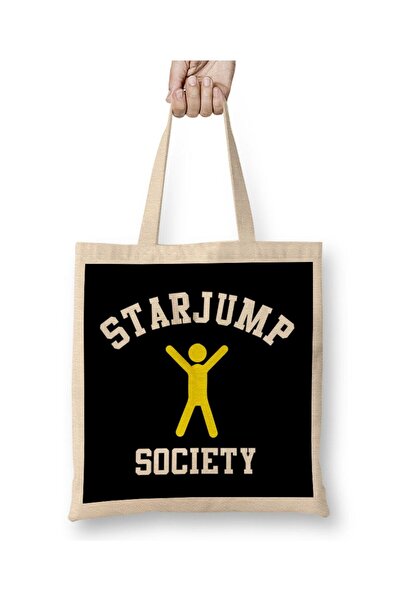 Generic Brand حقيبة حمل Starjump Society ذات مقبض طويل