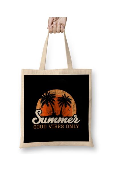 Generic Brand حقيبة حمل ذات مقبض طويل من Good Vibes