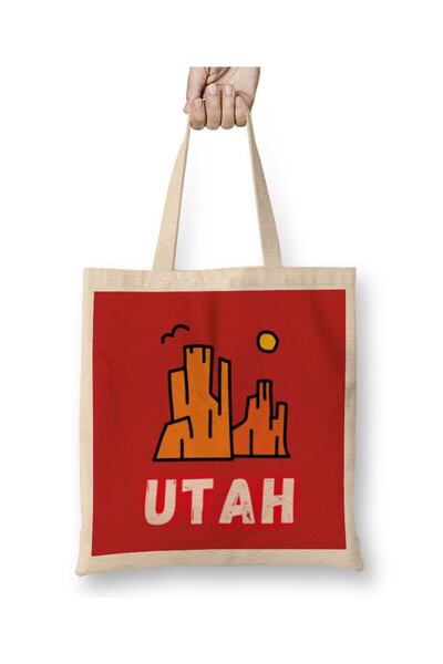 dekado utah gift Tote Bag Long Handle