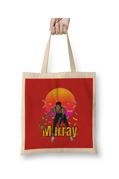 Generic Brand Dejounte Murray Vintage Art - Legend Basketball Gift Tote Bag L...
