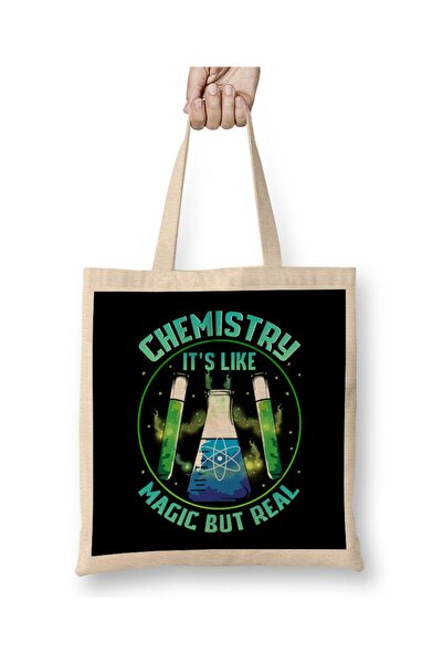 dekado Funny Chemistry It's Like Magic But Real Cloth Bag Long Handle