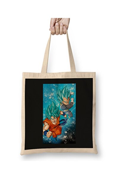 Generic Brand Dragon Ball Super Dragon Ball Goku Vegeta Tote Bag Long Handle
