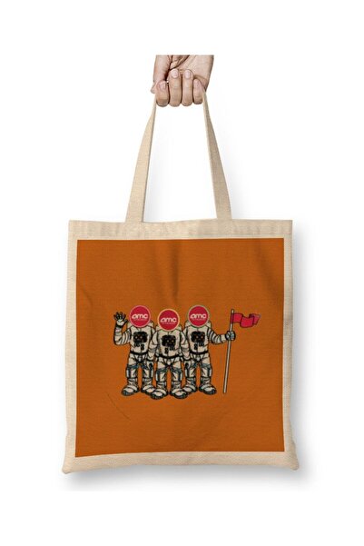 dekado AMC Stock TO THE MON Tote Bag Long Handle