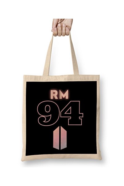 dekado Bts Rm 94 Logo Cloth Bag Long Handle