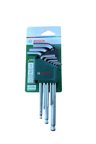 Bosch 9 Piece Ratchet Head Allen Wrench Set