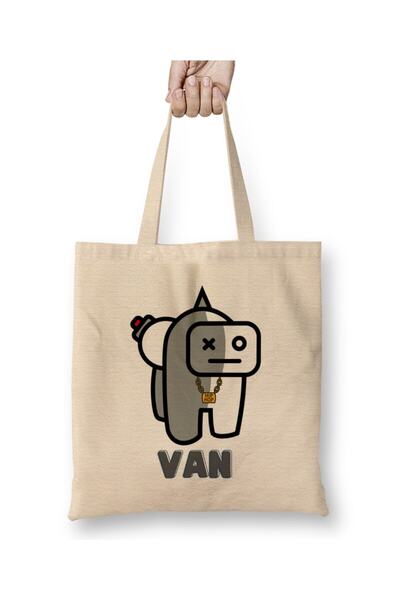 dekado Bts Among Us BT21 Van 01 Cloth Bag Long Handle
