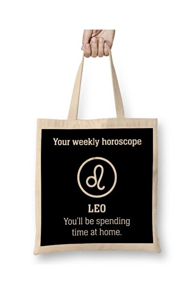 dekado Your Weekly Horoscope Leo Self Isolation Cloth Bag Long Handle