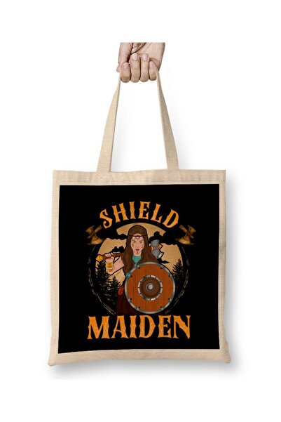 dekado حقيبة يد نسائية من Shield Maiden Viking Warrior Norse Myth بمقبض طويل