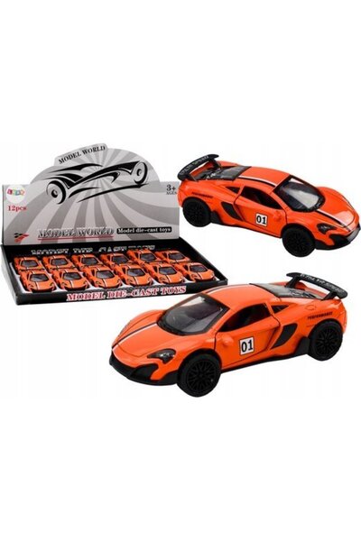LeanToys Mașină sport 1:32 cu fricțiune portocalie