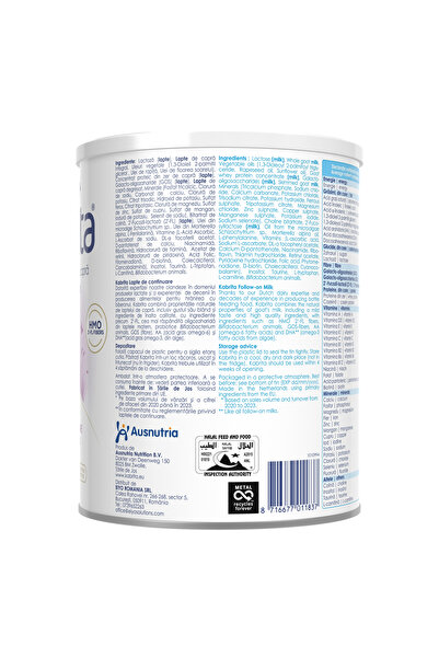 Kabrita 2 Lapte de continuare pe baza de lapte de capra (6-12 luni), 800 g
