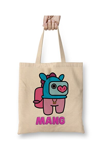 dekado Bts Among Us Bt21 Mang 01 Cloth Bag Long Handle