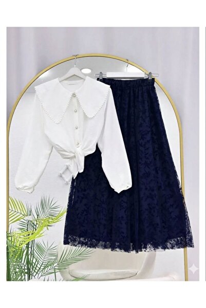 YILMAZBARMAZ Women's Flock Printed Two-Piece Set