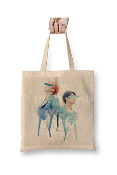 Generic Brand Bts Jikook So Far Away Tote Bag Long Handle
