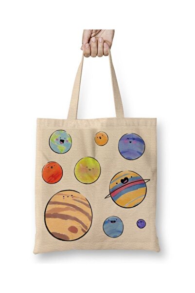 dekado Planets 02 Cloth Bag Long Handle